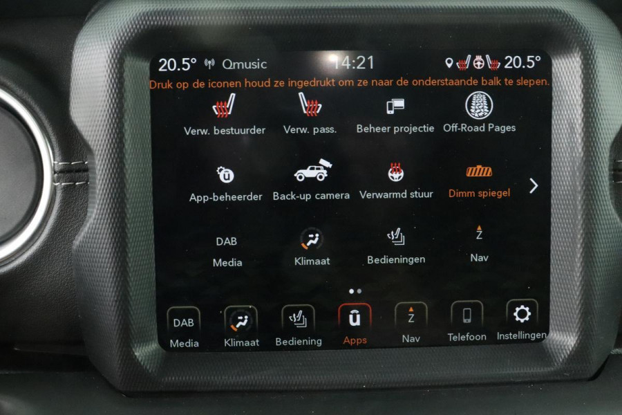 Jeep Wrangler Unlimited 4xe 380 Dual Top | Leder | Adaptive cruise | Camera | Stoel & stuurverwarming | Trekhaak | Full LED | Keyless | Navigatie | Alpine audio