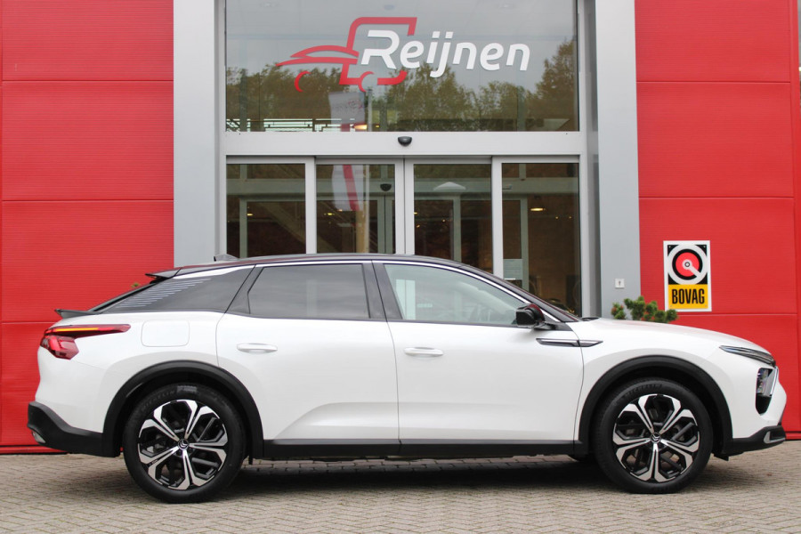 Citroën C5 X 1.6 PHEV 225PK AUTOMAAT HYBRID SHINE |NAVIGATIE |19'' TWO TONE LICHTMETALEN VELGEN|ELEKTRISCHE ACHTERKLEP | LEDEREN BEKLEDING | ELEKTRISCH VERSTELBARE VOORSTOELEN MET GEHEUGEN | CAMERA | DODEHOEK BEWAKING | STOEL/STUUR VERW. |STOELVENTILATIE | DRAADLOZE TELEFOON LADER | APPLECARPLAY/ANDROID AUTO|FULL LED KOPLAMPEN|