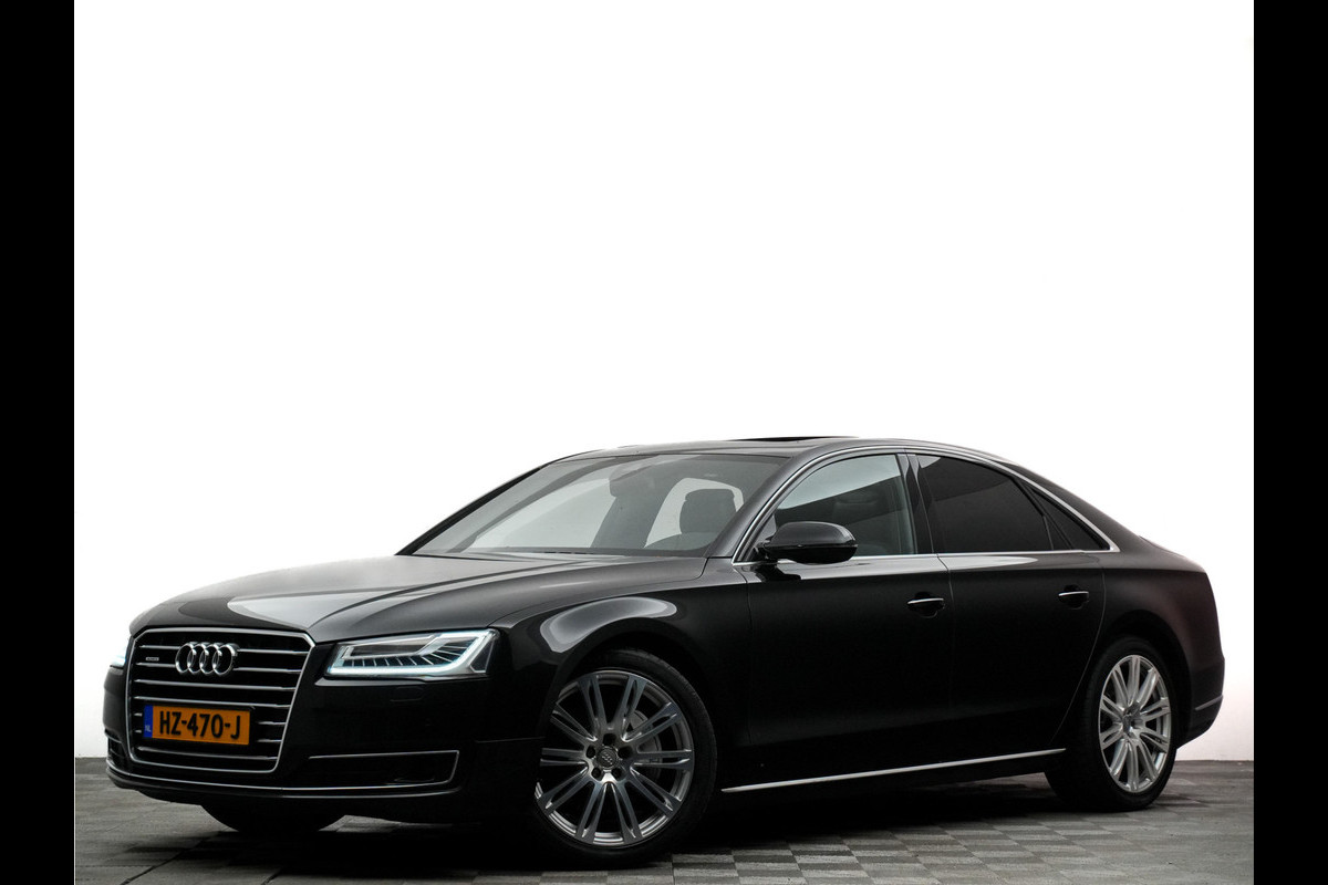 Audi A8 3.0 TDI 260pk Quattro Aut8 EURO 6 (schuifdak,matrix,navi,keyless,leer,camera)