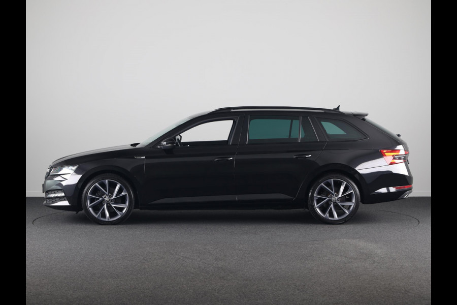 Škoda Superb Combi 1.4 TSI iV Sportline Business 218 pk Automaat (DSG) | Navigatie | Parkeersensoren | Cruise control | Stoelverwarming voor/achter | LED koplampen |