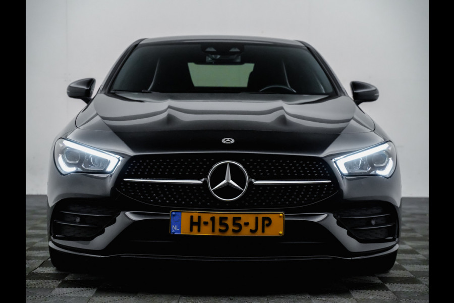 Mercedes-Benz CLA-Klasse AMG Night Edition Black (leer,sfeerverlichting,360,widescreen,keyless)