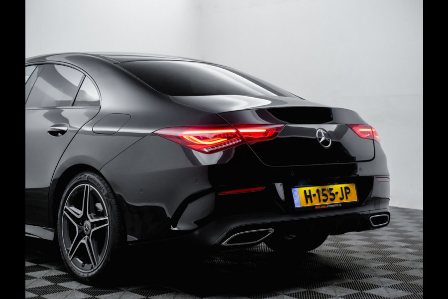 Mercedes-Benz CLA-Klasse AMG Night Edition Black (leer,sfeerverlichting,360,widescreen,keyless)