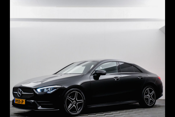 Mercedes-Benz CLA-Klasse AMG Night Edition Black (leer,sfeerverlichting,360,widescreen,keyless)