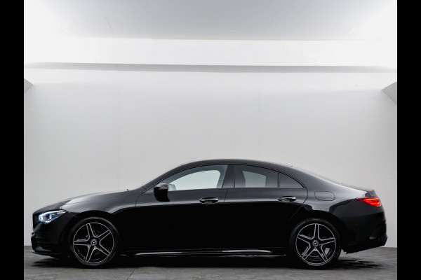 Mercedes-Benz CLA-Klasse AMG Night Edition Black (leer,sfeerverlichting,360,widescreen,keyless)