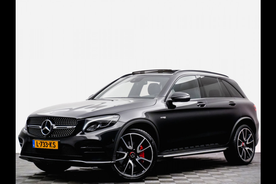 Mercedes-Benz GLC 43 AMG 370pk 4MATIC (leer,panodak,burmester,sfeerverlichting,360,keyless)