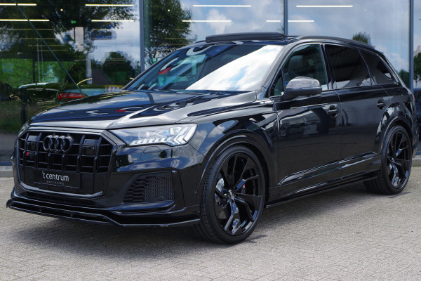 Audi Q7 4.0 TFSI SQ7 507 PK V8 Quattro 7p, *GRIJS-KENTEKEN* RS-Sportstoelen, Elek. Trekhaak, 4-Wielsturing, Laser-LED, Stoelkoeling & Ma