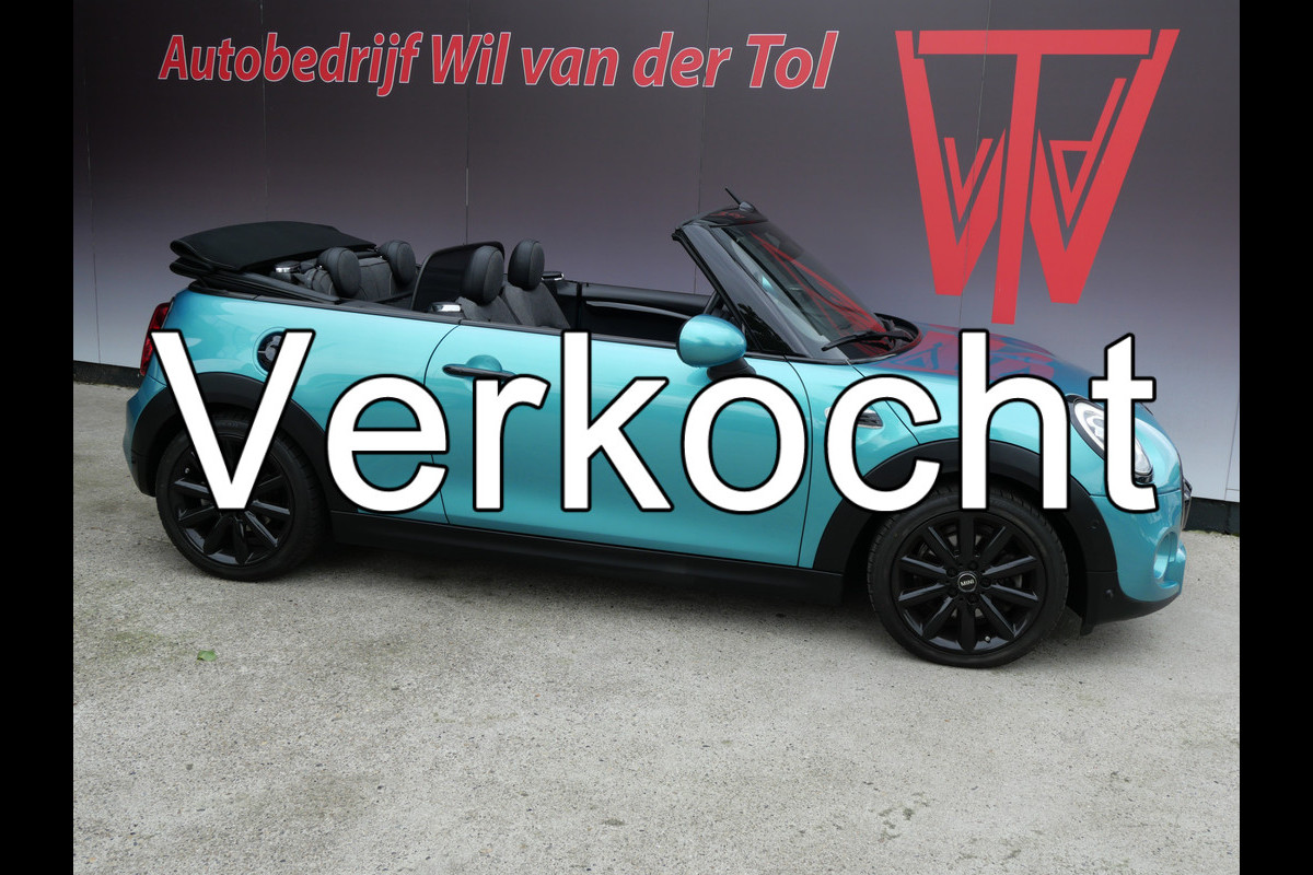 MINI Cabrio 2.0 COOPER S CHILI | LED | HARMAN KARDON | BREED NAVI | UNIEK!!