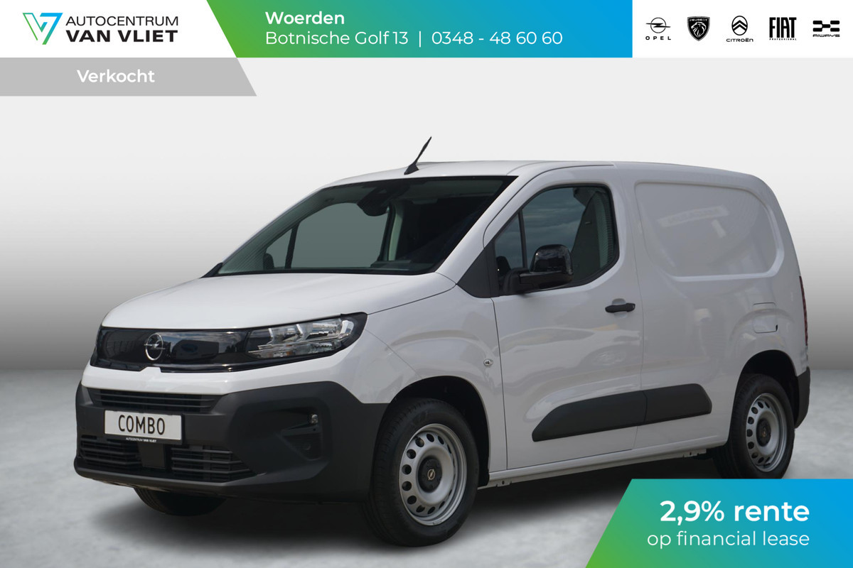 Opel Combo L1 102 Pk. NIEUW model | 2,9% rente | 3-zitplaatsen | Radio DAB+ met Apple Carplay |