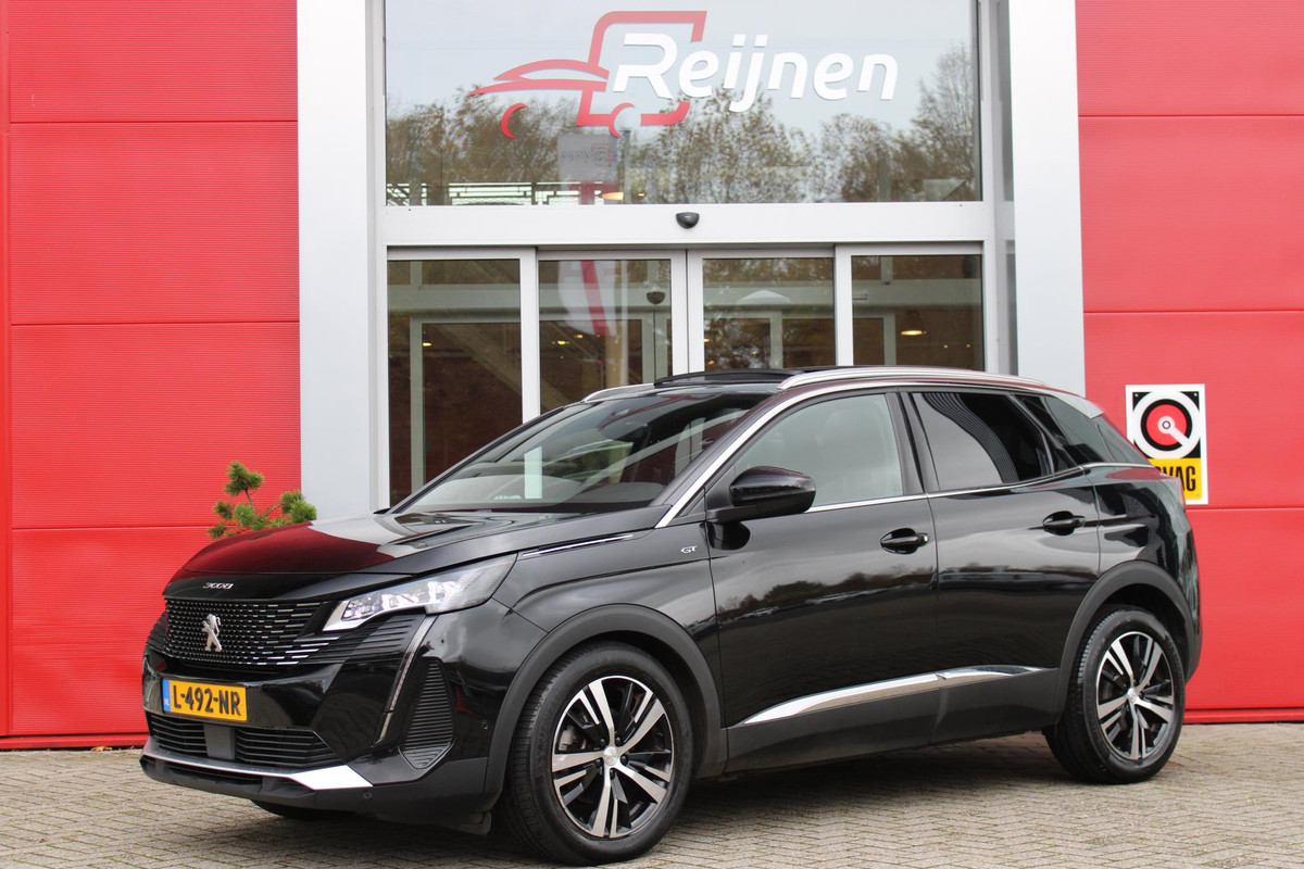 Peugeot 3008 1.2 130PK GT AUTOMAAT | PANORAMA SCHUIF / KANTELDAK | NAVIGATIE | CAMERA | APPLE CARPLAY / ANDROID AUTO | CLIMATE CONTROL | CRUISE CONTROL | ELEKTRISCHE ACHTERKLEP |  DODEHOEK DETECTIE | FOCAL AUDIO SYSTEM | TREKHAAK |