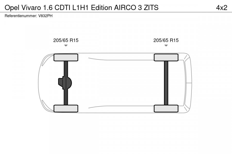 Opel Vivaro 1.6 CDTI L1H1 Edition AIRCO 3 ZITS