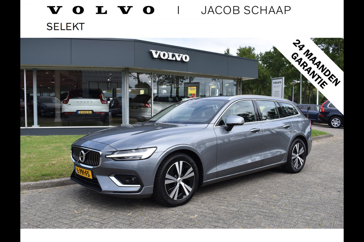 Volvo V60 B3 177PK Automaat Inscription | Trekhaak | ACC | Blis | Panoramadak | H&K | Camera | Stoelverwarming | Leder