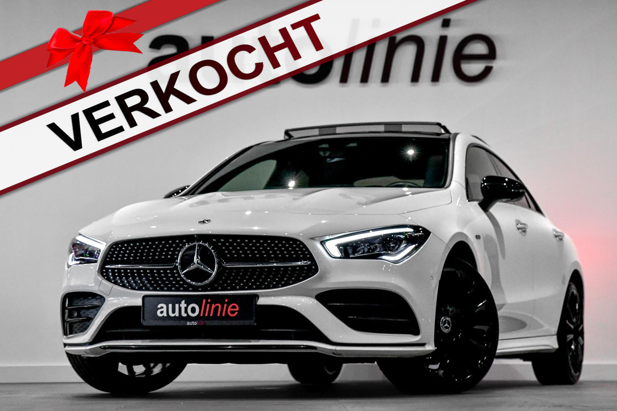 Mercedes-Benz CLA-Klasse 250 e AMG Plug-In, Pano, 360, BTW, Keyless, Dodeh, Sfeer, CarPlay!