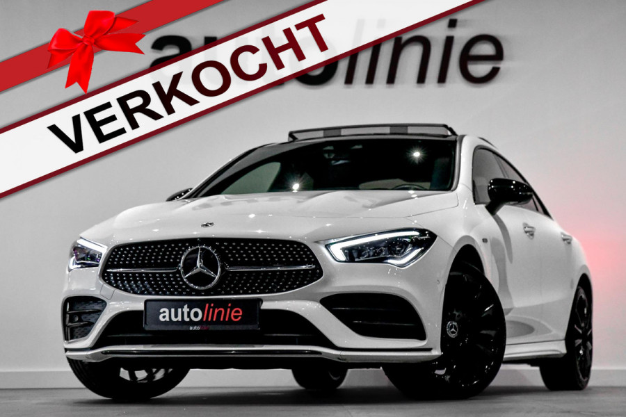 Mercedes-Benz CLA-Klasse 250 e AMG Plug-In, Pano, 360, BTW, Keyless, Dodeh, Sfeer, CarPlay!