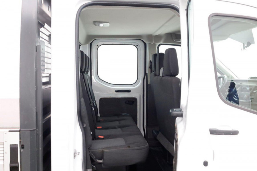 Ford Transit 350 2.0 TDCI 130pk L3H1 D.C. Trend Open Laadbak Trehaak 2800kg 11-2021