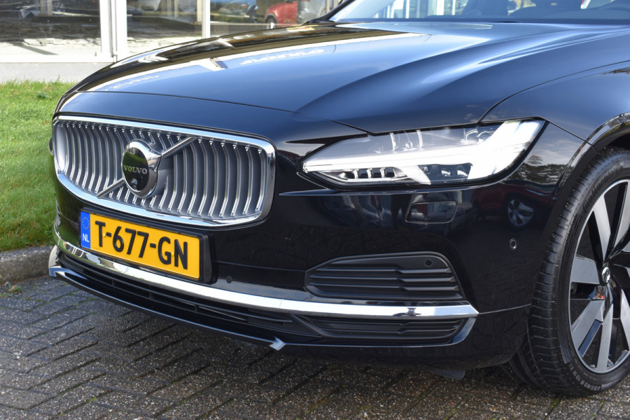 Volvo V90 T6 350PK Long Range Automaat AWD Ultimate Bright | Massage | Luchtvering | Trekhaak | Stoelkoeling | B&W | Panodak | ACC | Blis