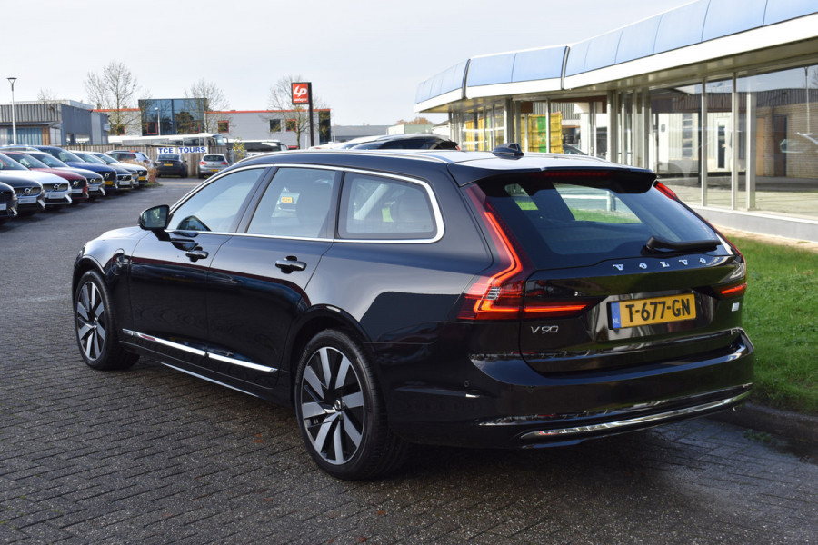 Volvo V90 T6 350PK Long Range Automaat AWD Ultimate Bright | Massage | Luchtvering | Trekhaak | Stoelkoeling | B&W | Panodak | ACC | Blis