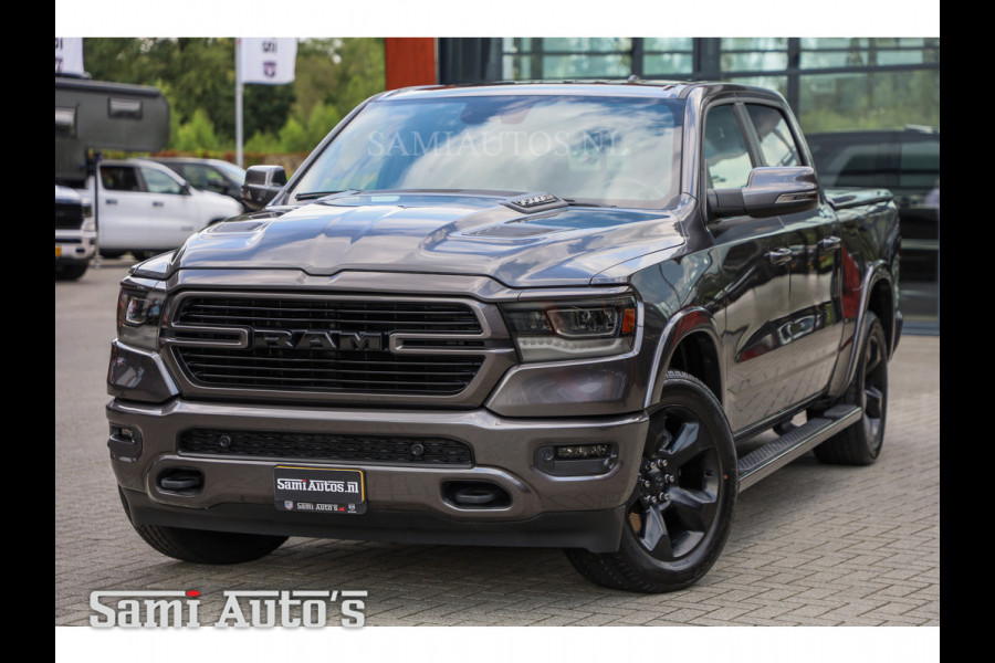 Dodge Ram 1500 SPORT NIGHT | 5.7 V8 4X4 HEMI 401PK | EERSTE EIGENAAR | GRANITE CRYSTAL | DUBBELE CABINE | CREWCAB | GRIJSKENTEKEN | 5 PERSOONS |