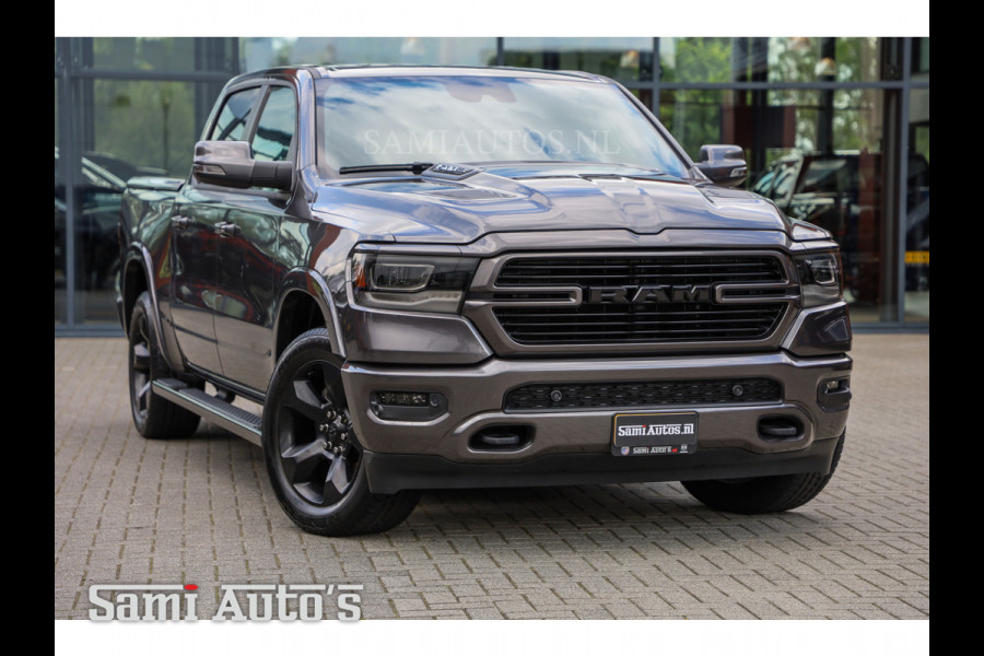 Dodge Ram 1500 SPORT NIGHT | 5.7 V8 4X4 HEMI 401PK | EERSTE EIGENAAR | GRANITE CRYSTAL | DUBBELE CABINE | CREWCAB | GRIJSKENTEKEN | 5 PERSOONS |