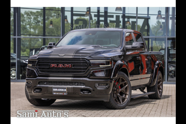 Dodge Ram 1500 LIMITED NIGHT | LPG | COVER| XB9 | MWK | VIRUAL | HUD ADG | SER LUCHTVERING | MEEST VOLLE UITVOERING | 5.7 V8 HEMI 402PK | CREW CAB | DUBBELE CABINE | DC | 5 PERSOONS | GRIJSKENTEKEN BEDRIJFS AUTO | VOORRAAD NUMMER 2167 - 6454  |