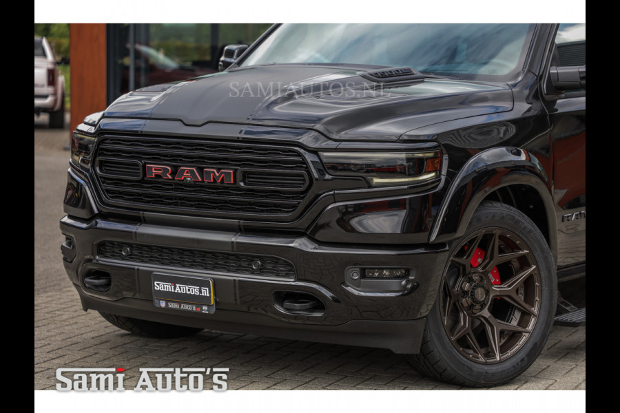 Dodge Ram 1500 LIMITED NIGHT | LPG | COVER| XB9 | MWK | VIRUAL | HUD ADG | SER LUCHTVERING | MEEST VOLLE UITVOERING | 5.7 V8 HEMI 402PK | CREW CAB | DUBBELE CABINE | DC | 5 PERSOONS | GRIJSKENTEKEN BEDRIJFS AUTO | VOORRAAD NUMMER 2167 - 6454  |