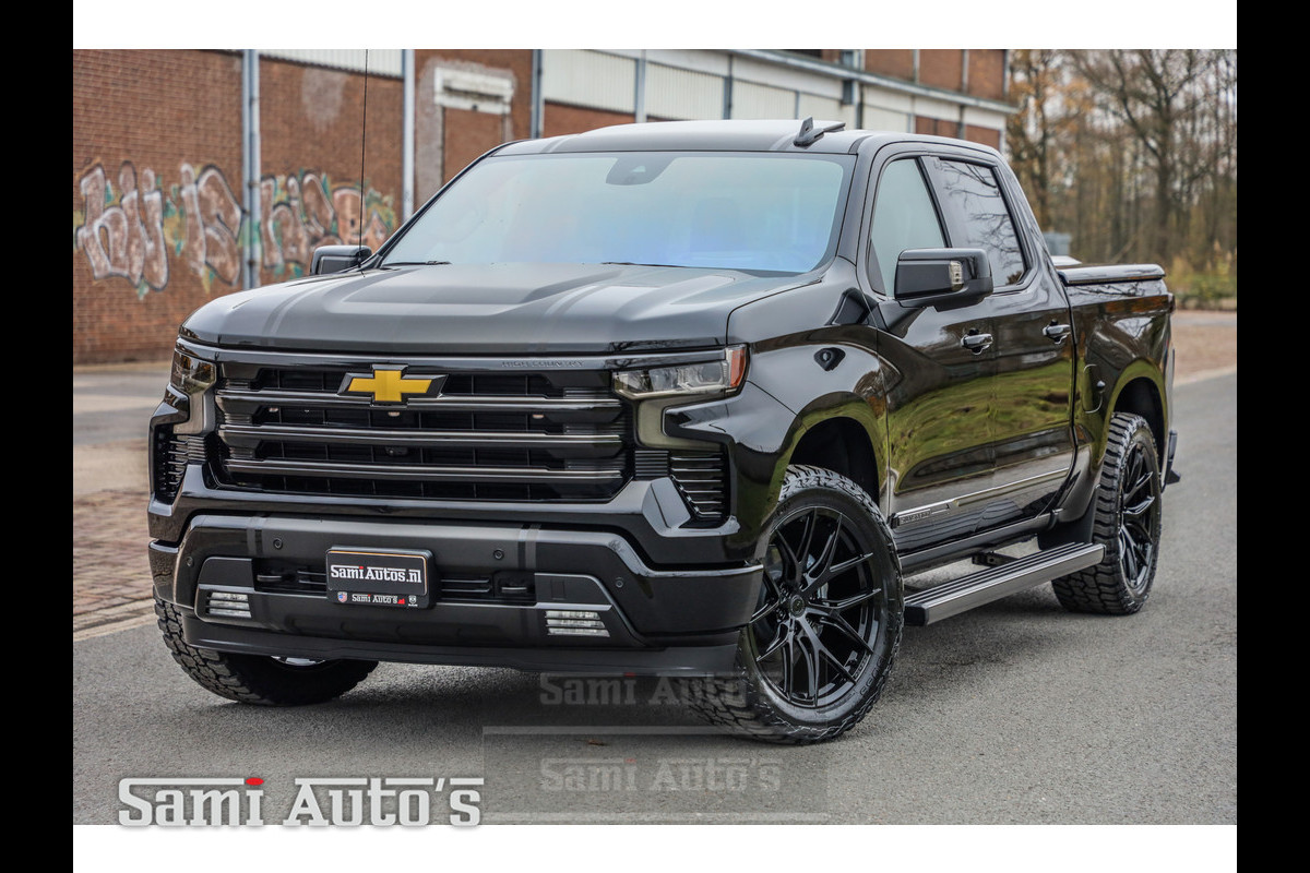 Chevrolet Silverado HIGH COUNTRY | PRIJS MET LPG EN DEKSEL VIRTUAL COCKPIT | BOM VOL | GMC DENALI | DODGE RAM | 6.2 V8 4X4 | GRIJSKENTEKEN | DUBBELE CABINE | PICK UP | DC | 5 PERSOONS | Voorraad Nr 2092 - 0520 |