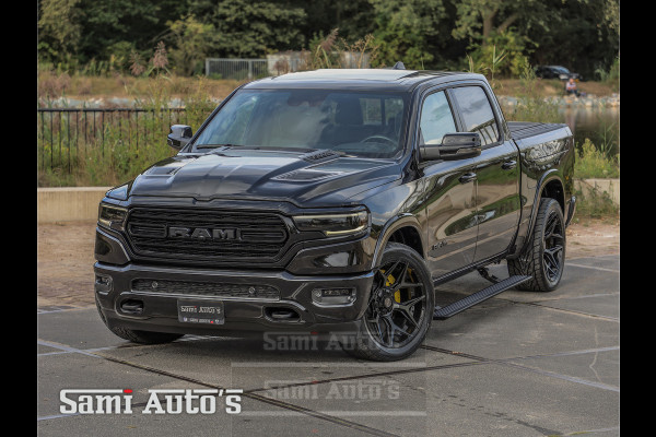 Dodge Ram 1500 LIMITED | MWK | VIRTUAL | 2024 | LPG | XB9 | HUD ADG | SER LUCHTVERING | MEEST VOLLE UITVOERING | NIGHT EDITION| 5.7 V8 HEMI 402PK | CREW CAB | DUBBELE CABINE | DC | 5 PERSOONS | GRIJSKENTEKEN BEDRIJFS AUTO | VOORRAAD NUMMER 2128 - 4612 | TOP DEAL !! MEEST LUXE SPORT UITVOERING !