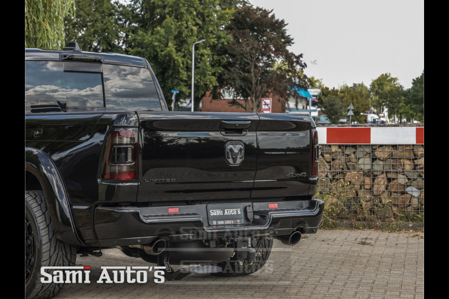 Dodge Ram 1500 LIMITED | LPG | COVER | XB9 | MWK | VIRTUAL | HUD ADG | SER LUCHTVERING | MEEST VOLLE UITVOERING | NIGHT | 5.7 V8 HEMI 402PK | CREW CAB | DUBBELE CABINE | DC | 5 PERSOONS | GRIJSKENTEKEN BEDRIJFS AUTO | VOORRAAD NUMMER 2138 - 3807 | TOP DEAL !! MEEST LUXE SPORT UITVOERING !