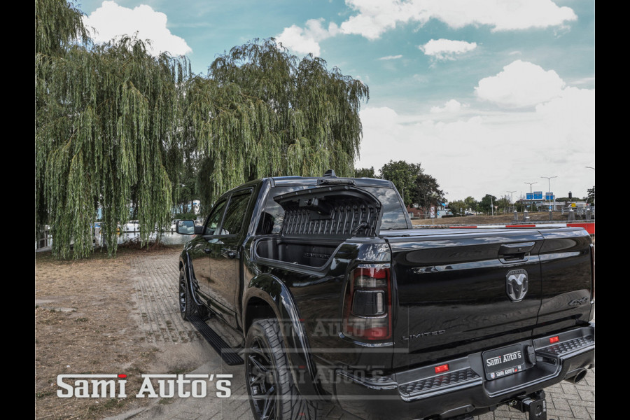 Dodge Ram 1500 LIMITED | LPG | COVER | XB9 | MWK | VIRTUAL | HUD ADG | SER LUCHTVERING | MEEST VOLLE UITVOERING | NIGHT | 5.7 V8 HEMI 402PK | CREW CAB | DUBBELE CABINE | DC | 5 PERSOONS | GRIJSKENTEKEN BEDRIJFS AUTO | VOORRAAD NUMMER 2138 - 3807 | TOP DEAL !! MEEST LUXE SPORT UITVOERING !