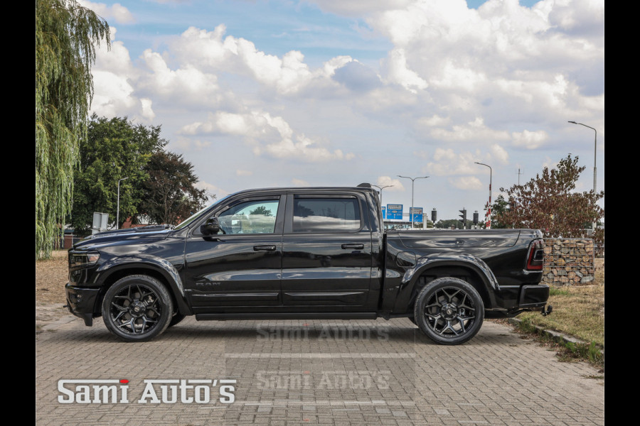 Dodge Ram 1500 LIMITED | LPG | COVER | XB9 | MWK | VIRTUAL | HUD ADG | SER LUCHTVERING | MEEST VOLLE UITVOERING | NIGHT | 5.7 V8 HEMI 402PK | CREW CAB | DUBBELE CABINE | DC | 5 PERSOONS | GRIJSKENTEKEN BEDRIJFS AUTO | VOORRAAD NUMMER 2138 - 3807 | TOP DEAL !! MEEST LUXE SPORT UITVOERING !