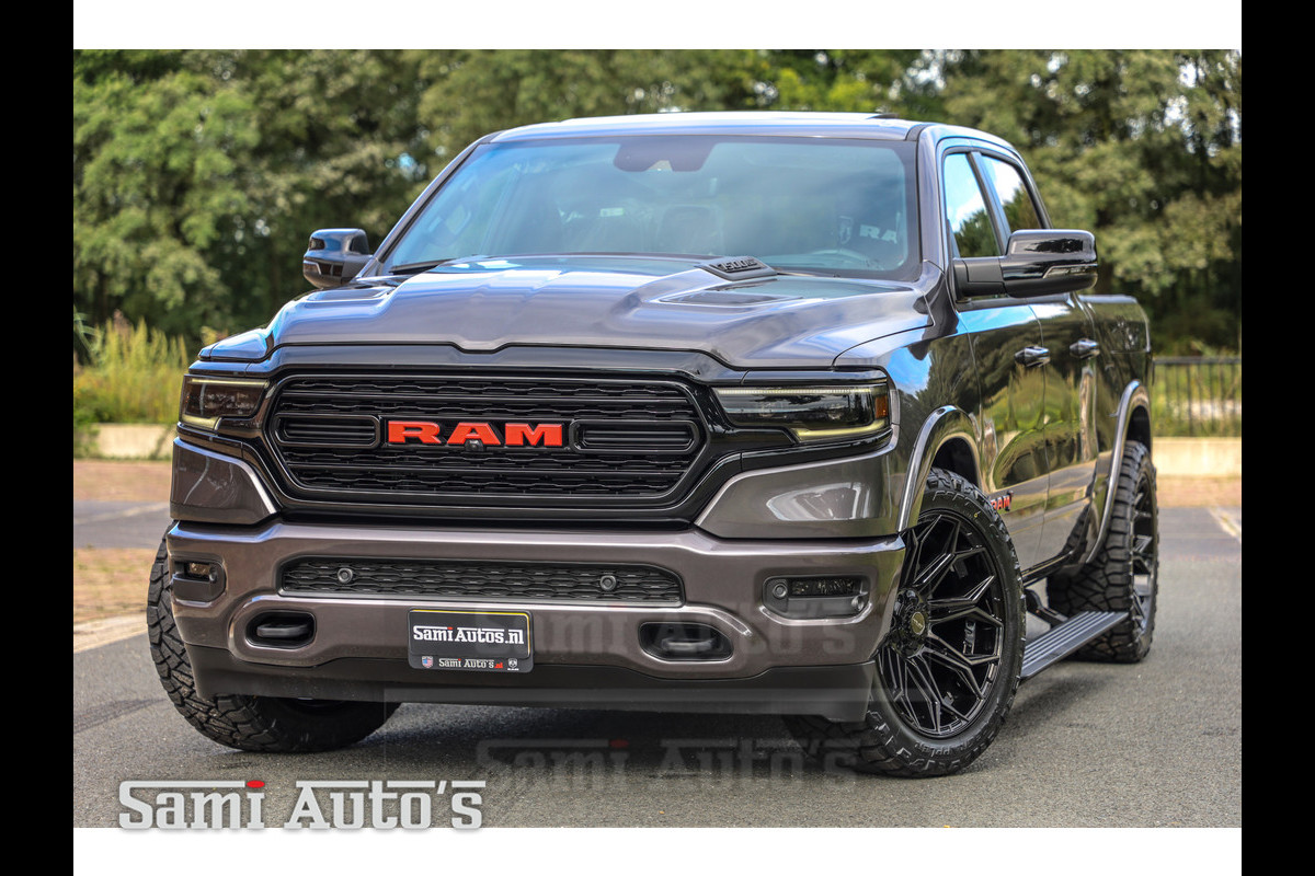 Dodge Ram 1500 LIMITED NIGHT | VIRTUAL | XB9 | LPG + COVER | BOM EN BOM VOL | 5.7 V8 HEMI 402PK | 4X4 | CREWCAB DC | 5 PERSOONS BEDRIJFSAUTO | DUBBELE CABINE | VOORRAAD NR  2139 - 4169  | MET LPG EN GARANTIE EN BAKFLIP COVER EN HEAD-UP |