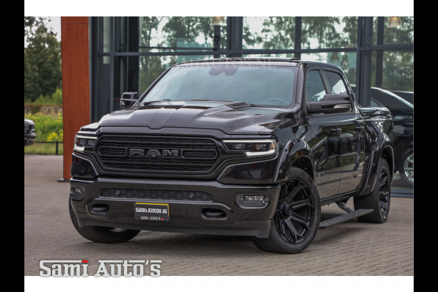 Dodge Ram 1500 HULK PACK | LIMITED NIGHT | BOM VOL | DC | BLACK FEUL WIELEN | WIDE BODY | 5.7 V8 HEMI 402PK | CREW CAB | 5 PERSOONS PICK UP | DUBBELE CABINE | EERSTE EIGENAAR |