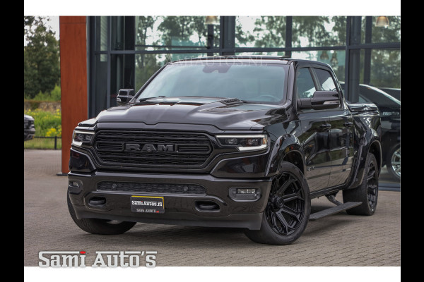 Dodge Ram 1500 HULK PACK | LIMITED NIGHT | BOM VOL | DC | BLACK FEUL WIELEN | WIDE BODY | 5.7 V8 HEMI 402PK | CREW CAB | 5 PERSOONS PICK UP | DUBBELE CABINE | EERSTE EIGENAAR |