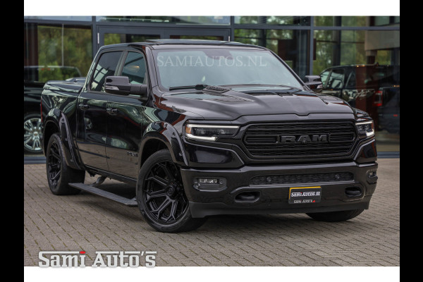 Dodge Ram 1500 HULK PACK | LIMITED NIGHT | BOM VOL | DC | BLACK FEUL WIELEN | WIDE BODY | 5.7 V8 HEMI 402PK | CREW CAB | 5 PERSOONS PICK UP | DUBBELE CABINE | EERSTE EIGENAAR |