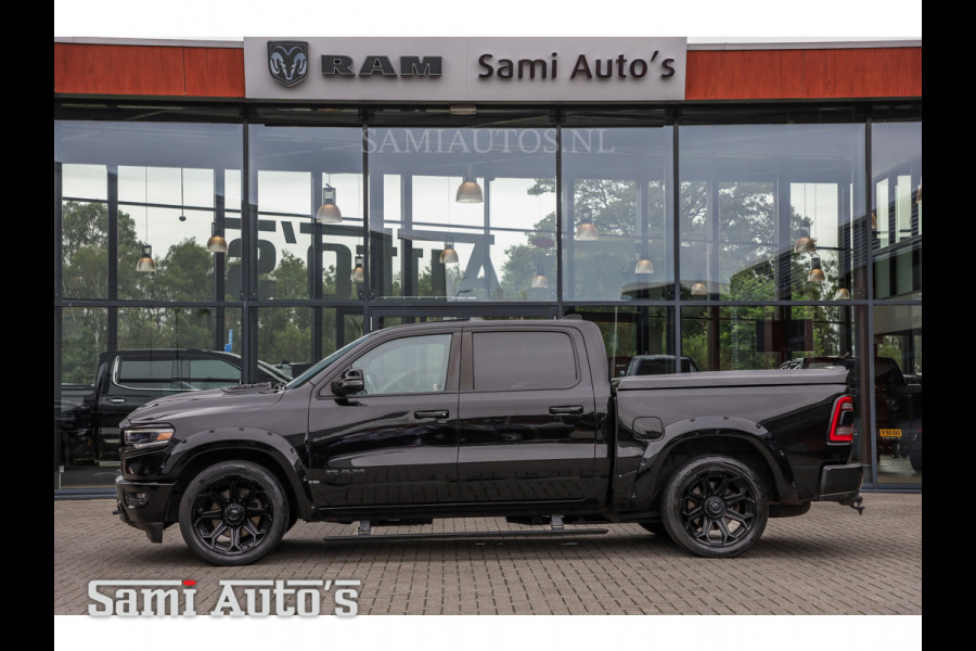 Dodge Ram 1500 HULK PACK | LIMITED NIGHT | BOM VOL | DC | BLACK FEUL WIELEN | WIDE BODY | 5.7 V8 HEMI 402PK | CREW CAB | 5 PERSOONS PICK UP | DUBBELE CABINE | EERSTE EIGENAAR |