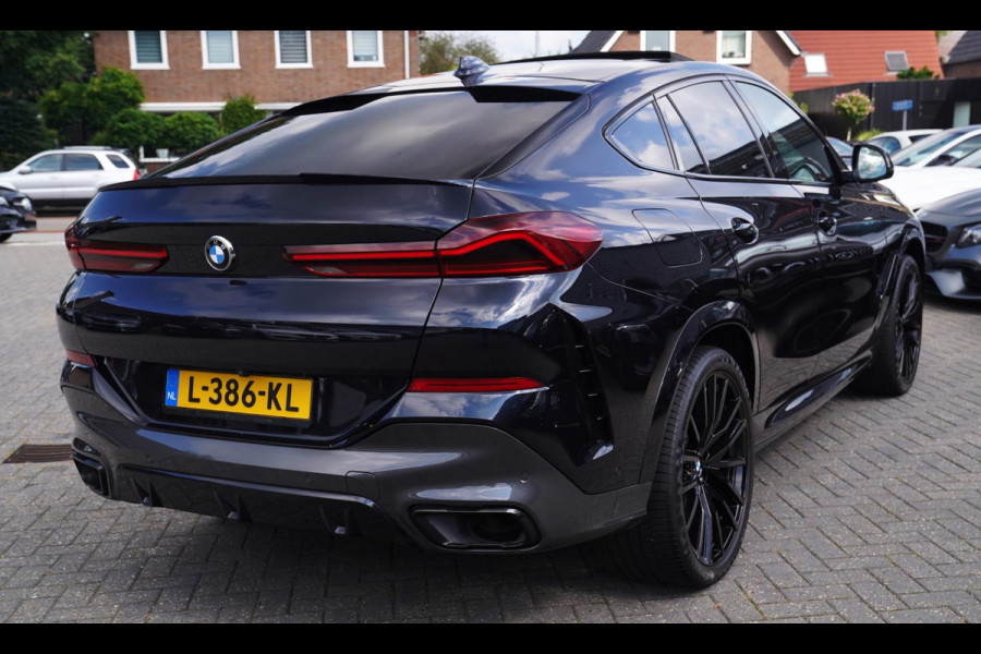 BMW X6 XDrive40i High Executive | Panorama | 360cam | Carbon | Adaptieve cruise control | Kristallen pook | 22 inch | Dealer onder