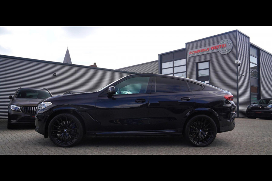 BMW X6 XDrive40i High Executive | Panorama | 360cam | Carbon | Adaptieve cruise control | Kristallen pook | 22 inch | Dealer onder