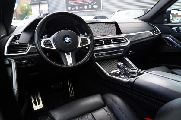 BMW X6 XDrive40i High Executive | Panorama | 360cam | Carbon | Adaptieve cruise control | Kristallen pook | 22 inch | Dealer onder