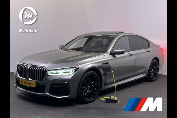 BMW 7 Serie 745e M Sport Plug In Hybrid 394pk PHEV | Schuifdak | 4 Wielbesturing | Adaptief Onderstel |  Laser Led | Massage Comfortzetels & Ventilatie | Adaptive Cruise | Head Up | 360 Camera |