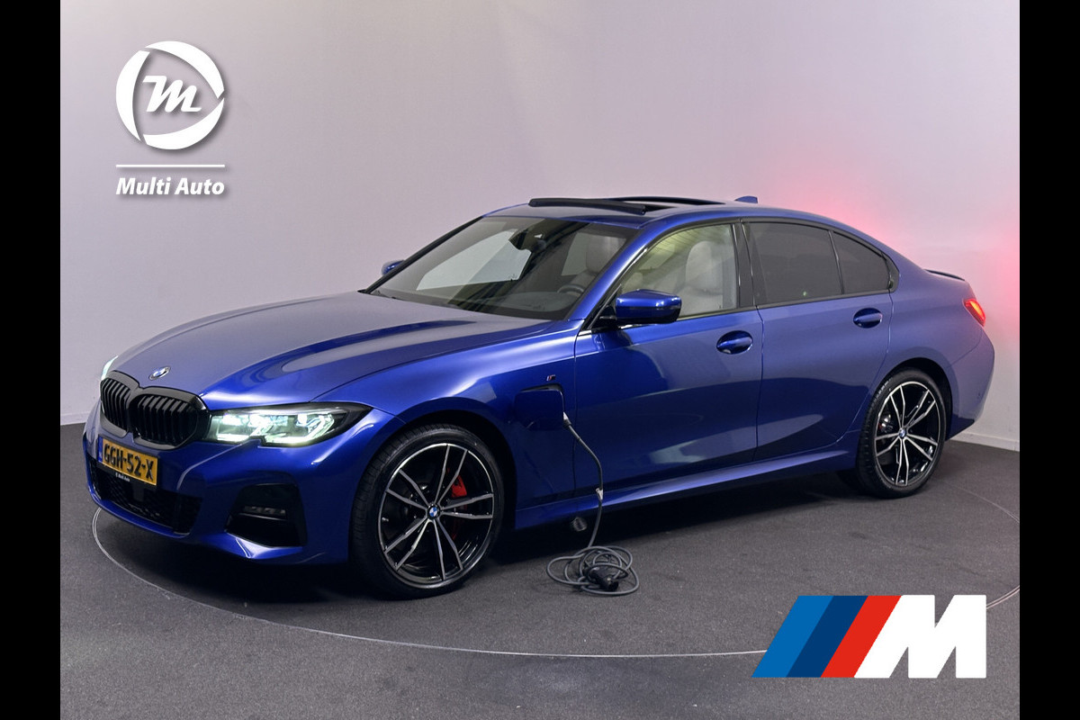 BMW 3-serie 330e M Sport Plug In Hybrid 292pk PHEV | Schuifdak | Adaptive Cruise |  Laser Led | 19"L.M | Head Up | Harman Kardon | Apple Carplay |