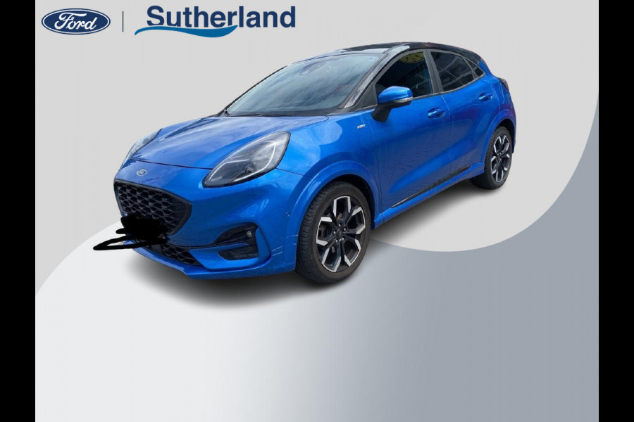 Ford Puma 1.0 EcoBoost Hybrid ST-Line X | 155pk | Adaptive cruise control | Dodehoeksensoren | Winter pack | Zwart contrasterend dak