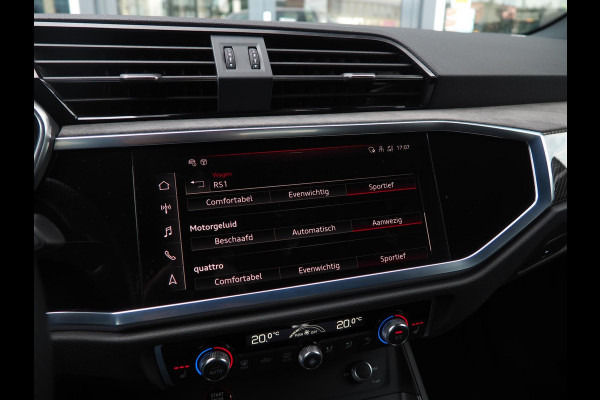 Audi RS Q3 Sportback / RS Stoelen / Sonos / Pano / 360 / Adaptive / Keyless / Ambient / Carbon / Blind spot