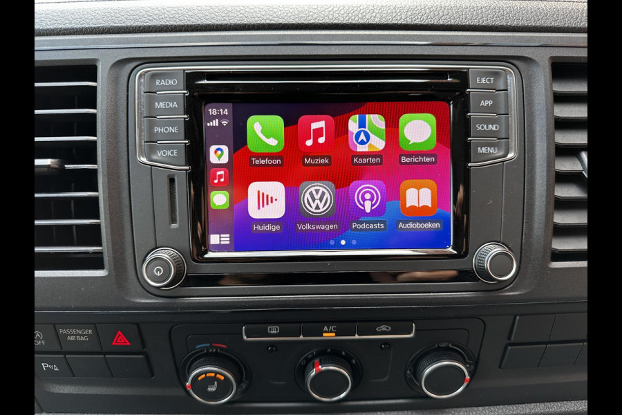 Volkswagen Transporter L2H1 150PK Automaat 2x schuifdeur Airco Navi Carplay Cruise Parkeersensoren