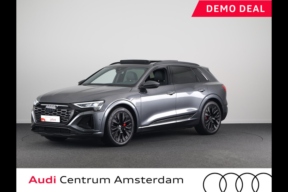 Audi Q8 e-tron 50 quattro S Edition 95 kWh 307pk | Panoramadak | 21 inch Lichtmetalen velgen | Optiekpakket zwart plus