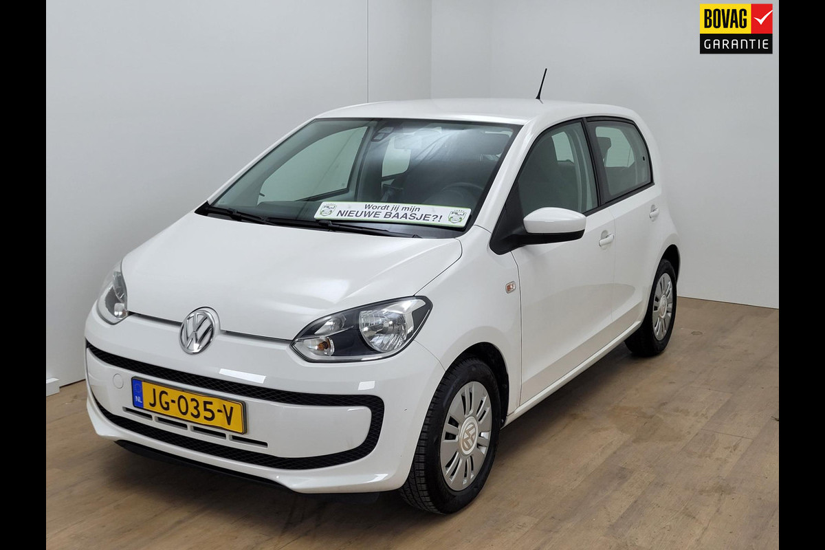 Volkswagen up! 1.0 move up! BlueMotion | Radio met aux | Airco | Navigatie | Zuinige auto | 5 deurs | Bovag | Ruime apk