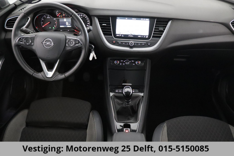 Opel Grandland X 1.2 Turbo Elegance Leder.Navi Apple Carplay. Camera tot 2 Jaar Garantie! *