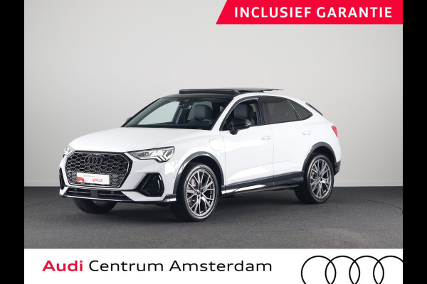 Audi Q3 Sportback 45 TFSI e S-Line 245 pk S-tronic | Verlengde garantie | Panoramadak | Navigatie | Parkeersensoren (Park assist) | Rondomzicht camera | Lichtmetalen velgen 20" |