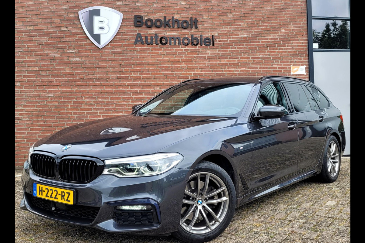 BMW 5 Serie Touring 520i M-sport, Radar, Adaptive Cruise, Haak, Virtual Cockpit (1e eig. NL BTW-auto)