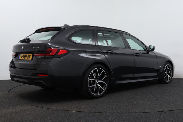 BMW 5 Serie Touring 530i High Executive Edition M-Sport FACE-LIFT (1e Eig, Dealer OnderH, NL-auto, Panorama, Trekhaak, LaserVOLL!)