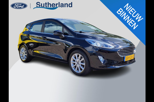 Ford Fiesta 1.0 EcoBoost Titanium 100pk Adaptieve Cruise | Voorruit verwarming | Achteruitrijcamera | Apple Carplay / Android auto | Keurig onderhouden