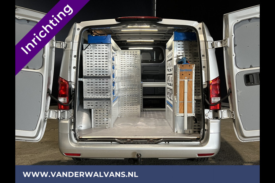 Mercedes-Benz Vito 114 CDI L3H1 Inrichting Euro6 Airco | 2x Zijdeur | Camera | Navigatie | Trekhaak | Cruisecontrol Stoelverwarming, Bijrijdersbank, Leder